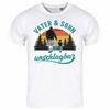 Mens Father And Son Unbeatable T Shirt S To XXL Family Kids Vintage Marriage