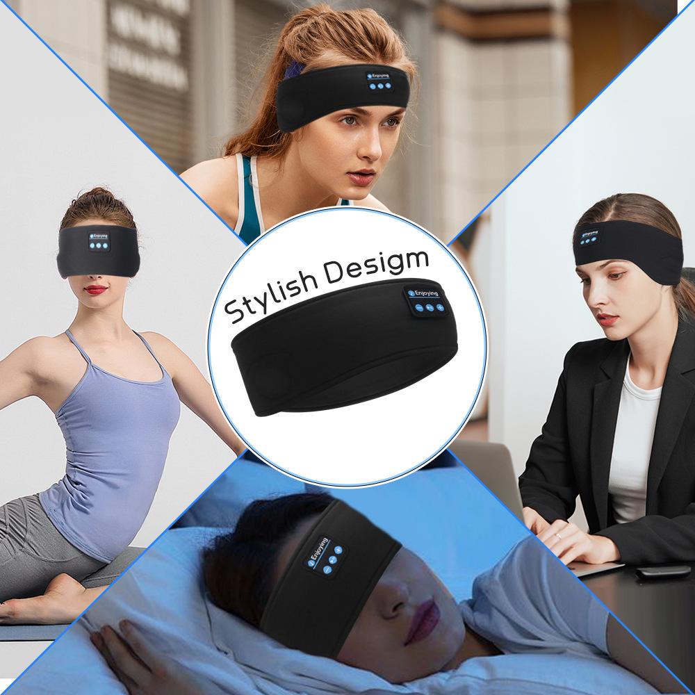 Bluetooth Sport Headband & Sleep Eye Mask with Music 5.4V - Call & Yoga Stereo Headband