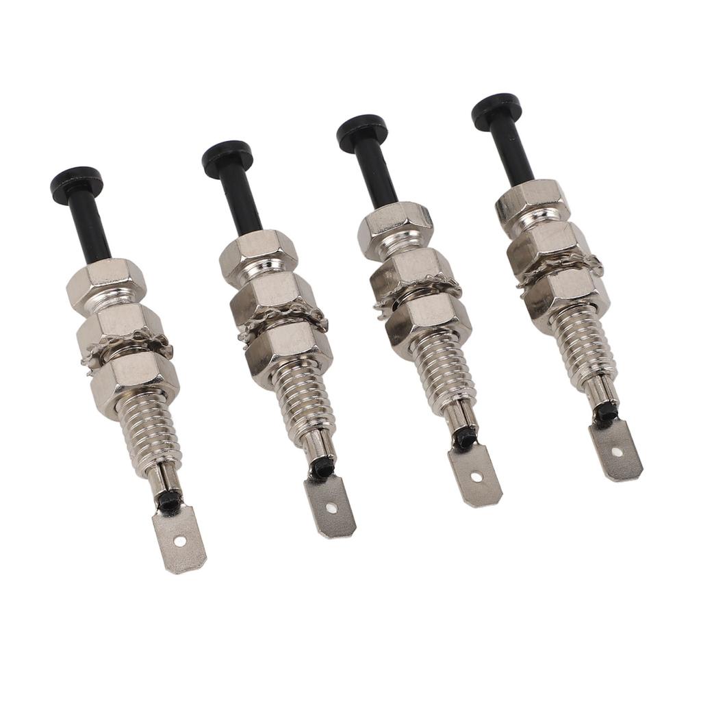 Adjustable Door Pin Switch 12V Universal Car Bonnet Alarm Light Hood Switch Security Screw for Ceiling Chassis Lights