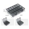 Organizer Container Storage Box Adjustable Divider Removable Grid Compartment for Jewelry Beads