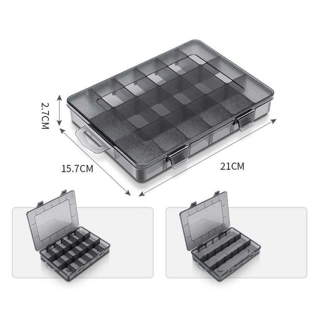 Organizer Container Storage Box Adjustable Divider Removable Grid Compartment for Jewelry Beads