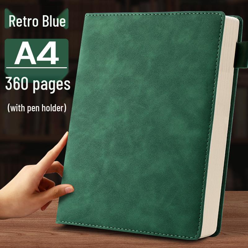A4 Dickes Notizbuch - 2026 Geschäftstagebuch & Besprechungsprotokollbuch