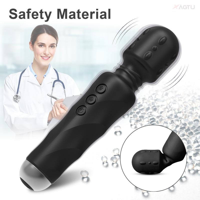 20 Speeds AV Vibrator Powerful Nipple G Spot Clitoris Stimulator for Women Magic-Wand Dildo Female Masturbation Adult Sex Toys