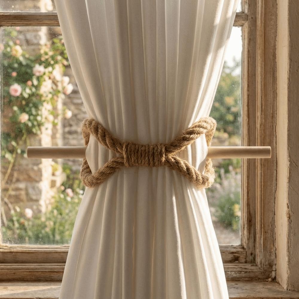 Handmade Curtain Tiebacks Simple Curtain Straps Easy Curtain Fixation Curtains Tie Rope  Apartment