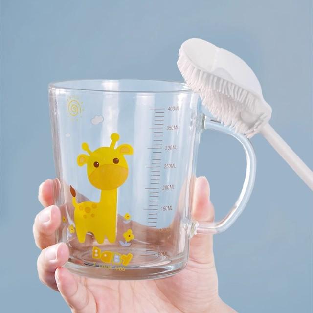 Silicone Baby Bottle & Nipple Cleaning Brush Set with Straw Cleaner