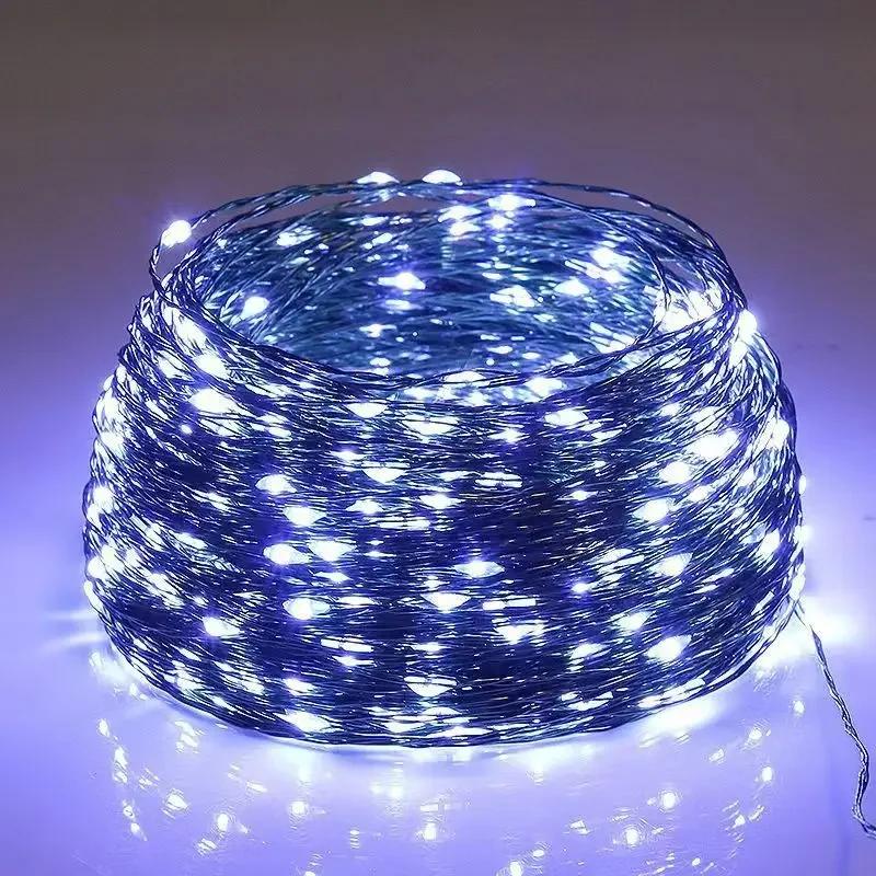 100-2000LEDS Fairy String Lights Christmas Garland Outdoor Decor Lights Waterproof With Remote For Tree Street Wedding Party