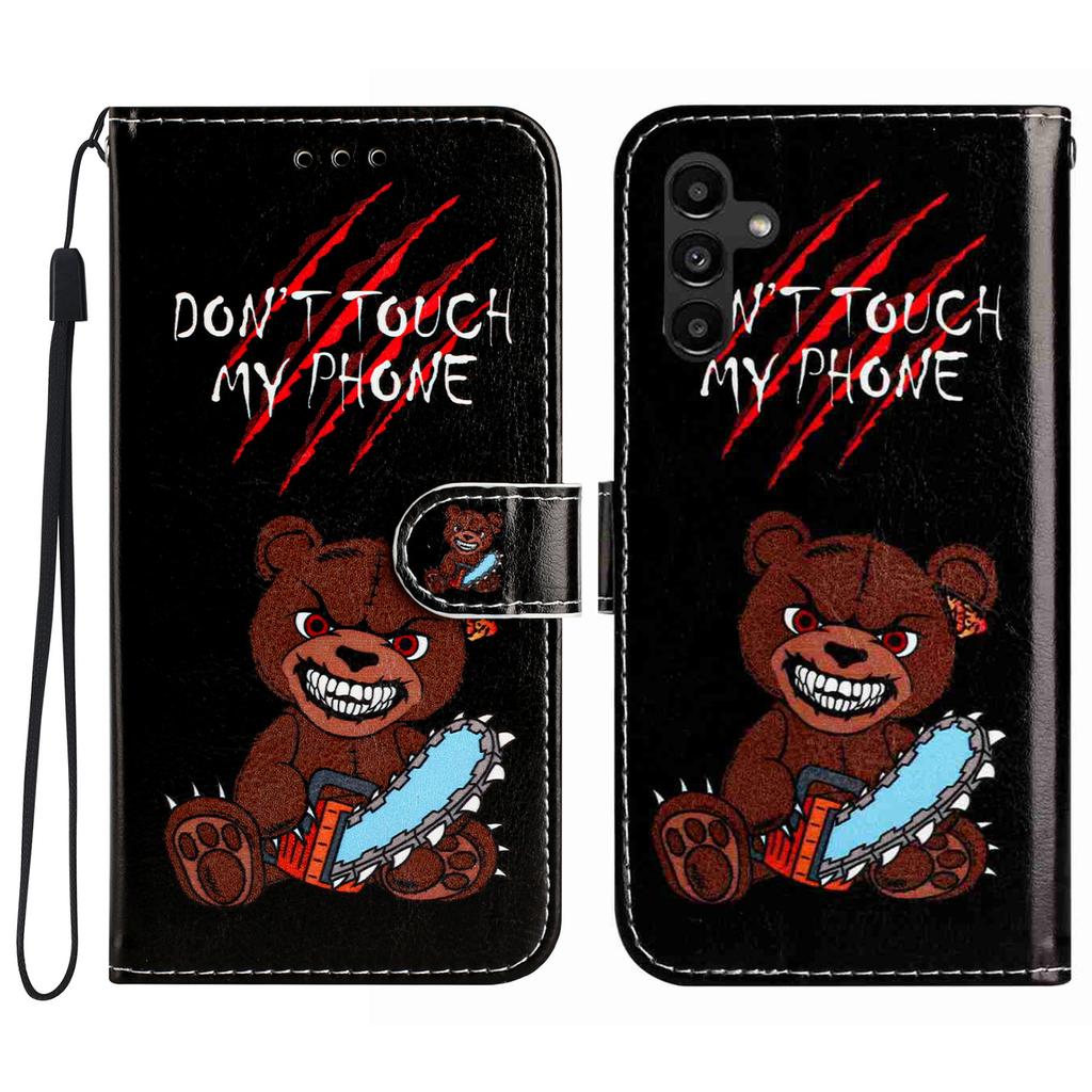 Pro Samsung Galaxy S25 FE Peněženkové pouzdro Vzorovaný design Kožený kryt na telefon