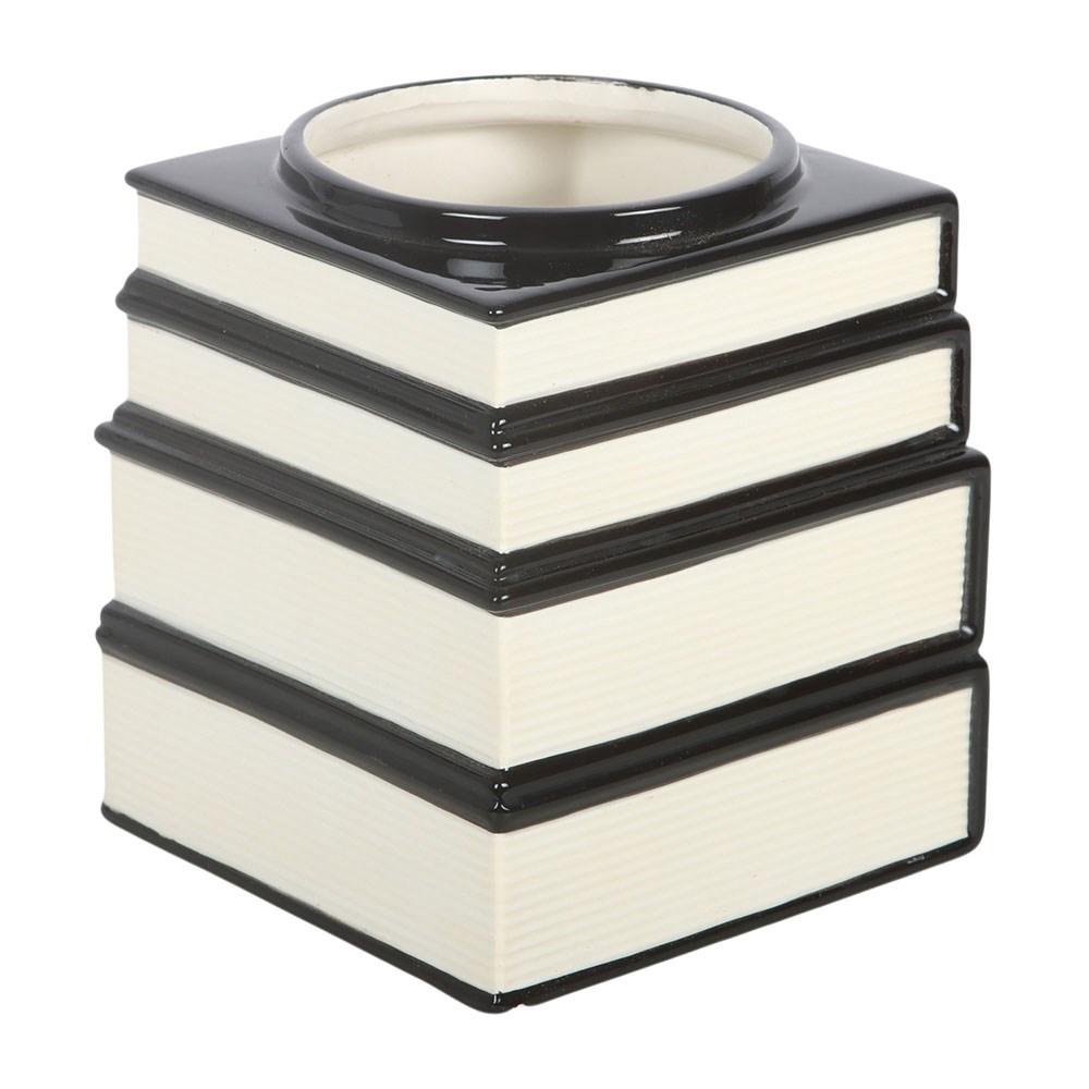 Something Different Schwarze Katze Magie Buch Stapel Vase