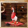 Statue Outfit Mini Desk Goose Hat with Rope Goose Statue Cap New Cowboy Hat  for 7 Inch Goose