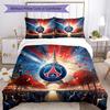 Paris Saintgermain Bedding Set Suitable For Bedrooms Soft Fabric Christmas Gift