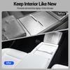 1/4Set For Tesla Model 3 Y YL Highland Juniper Armrest Pad Anti-fouling Case Center Organizer Console Box Cover Car Accessories