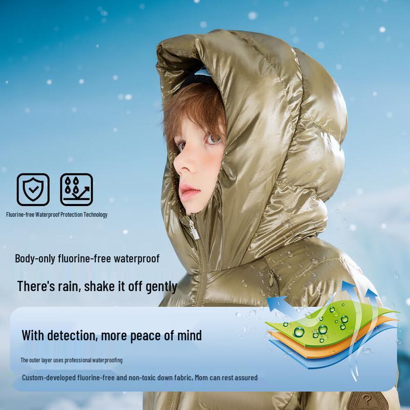 ASK JUNIOR Kids Waterproof Goose Down Jacket 160