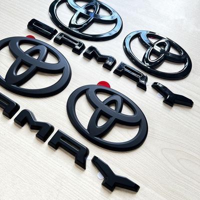 3pcs/Set Hood Badge Trunk Badge Camry Letters for 2024 2025 9th Generation Camry OVERLAY Modification Gloss Black