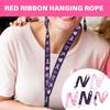 5pcs Empowerment Lanyard Set for Awareness Accessory Key and Phone Holder Strap Keychain Holder for Women Girls