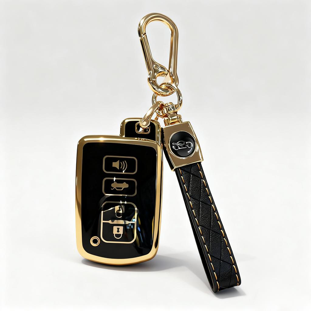 Key Fob Shell Case for Toyota Avalon Camry Corolla RAV4 Highlander Sequoia 2011 2012 2013 2014 2015 2016 2017 2018 2019 Keyless Entry Remote Control