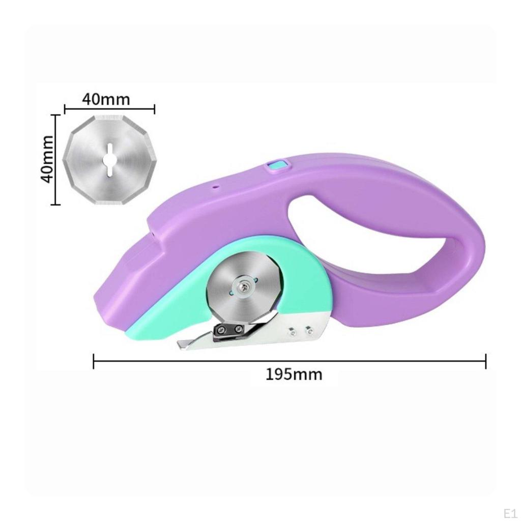 Cordless Rotary Cutter Easy to Use Electric USBC Charging Cutting Tool for Tailoring,