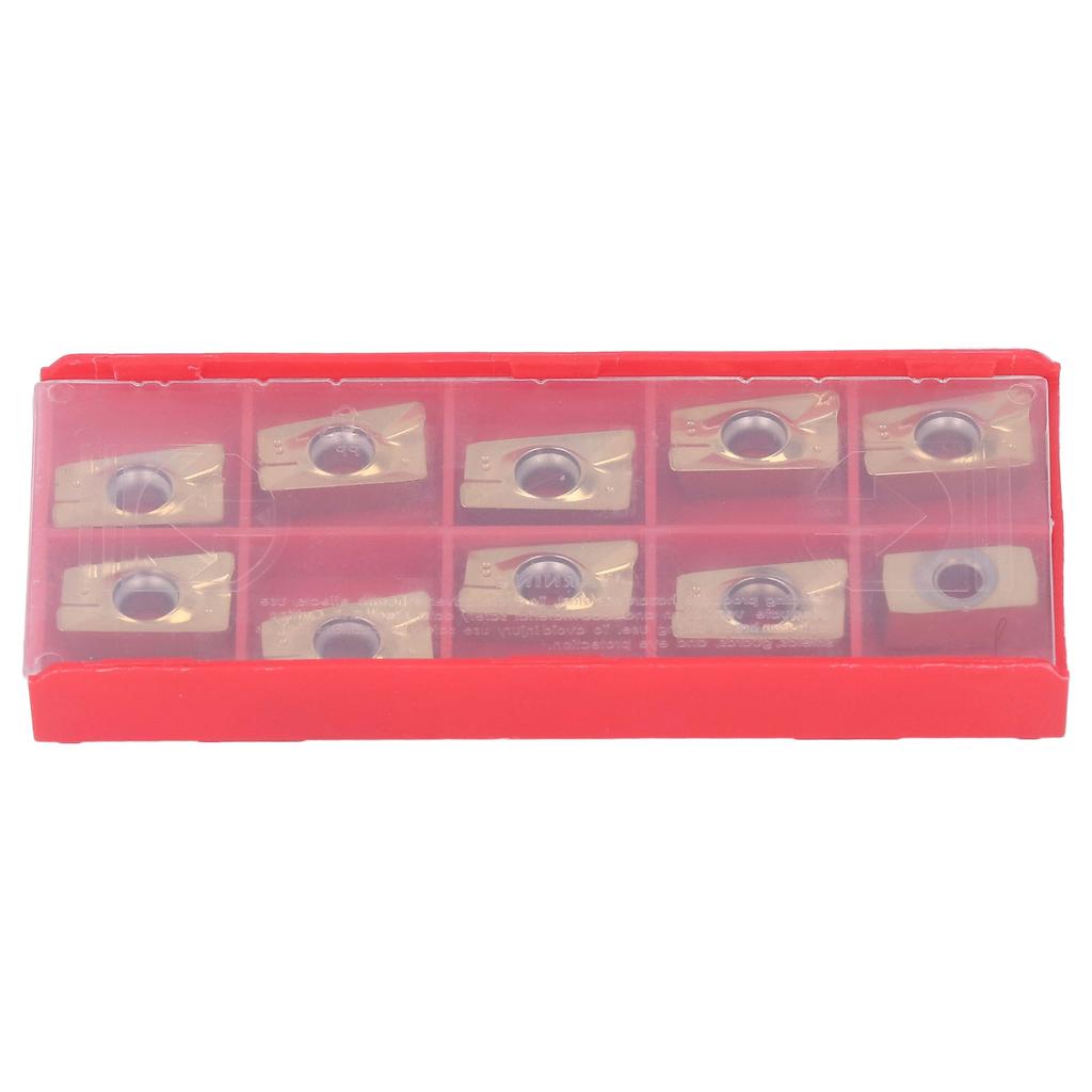 10 PZ Inserti per Tornitura Inserti in Metallo Duro Rivestito Utensili da Taglio per Fresatura Tornio CNC APMT1604