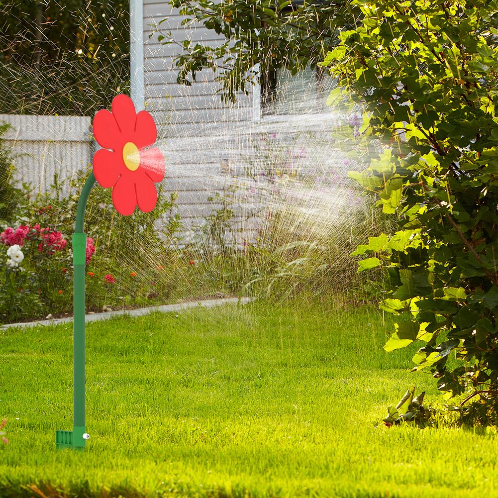Verrückter Sprinkler in Blumenform, tanzende Gänseblümchen-Sprinkler, 360 Grad rotierender Wasserstrahl für Hof, Rasenbewässerung, Gartendekoration