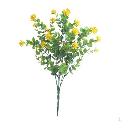 Bouquet de Fleurs d'Eucalyptus Rose à 7 Branches Arrangement Floral