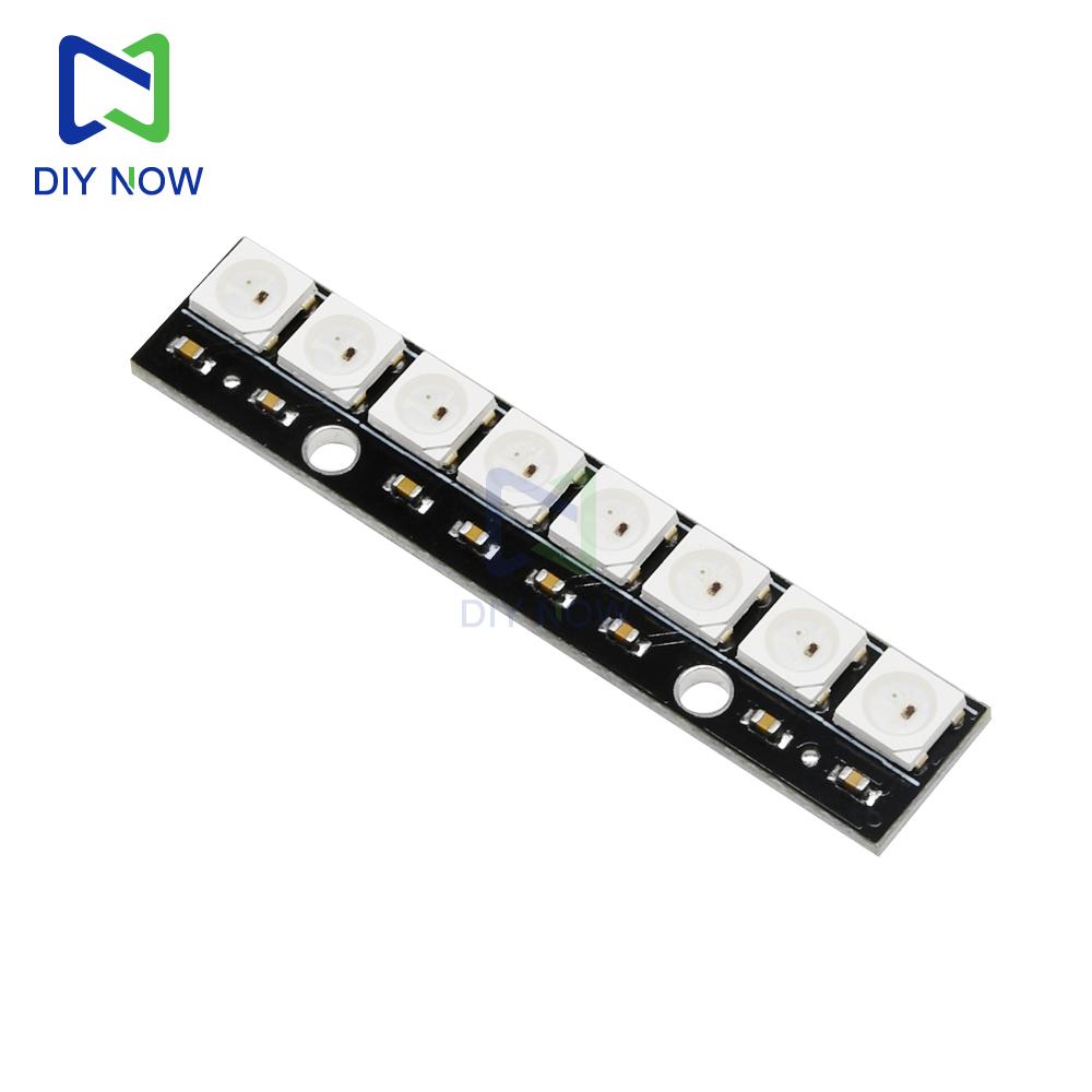 8 channel  WS2812 5050 RGB LED module with built-in driver Suitable for Arduino for Raspberry Pi  ESP32 home LED lighting