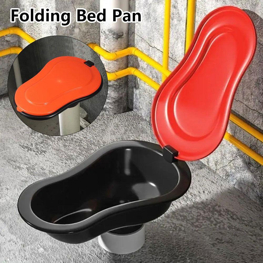 1 Stück geruchsdichter faltbarer Bettpfanne Hocksitz-Design Temporäre Toilette Zuhause Baustelle