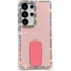 Butterfly Bracket Suitable for Samsung S25 Ultra Mobile Phone Case Flash Drill S24FE Flash Powder A56 Protective Case A17