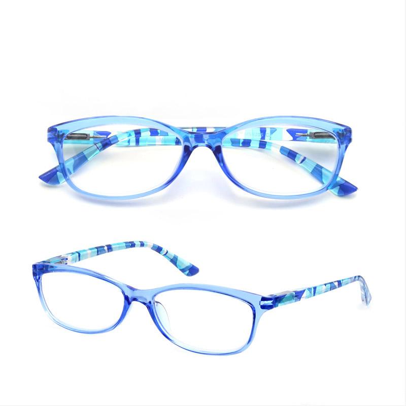 

Women Reading Eyeglasses Oval Shape Stylish Frame Readers Eyeglasses Spring Hinge Lightweight Design Wear Glasses for Female with Diopter 2