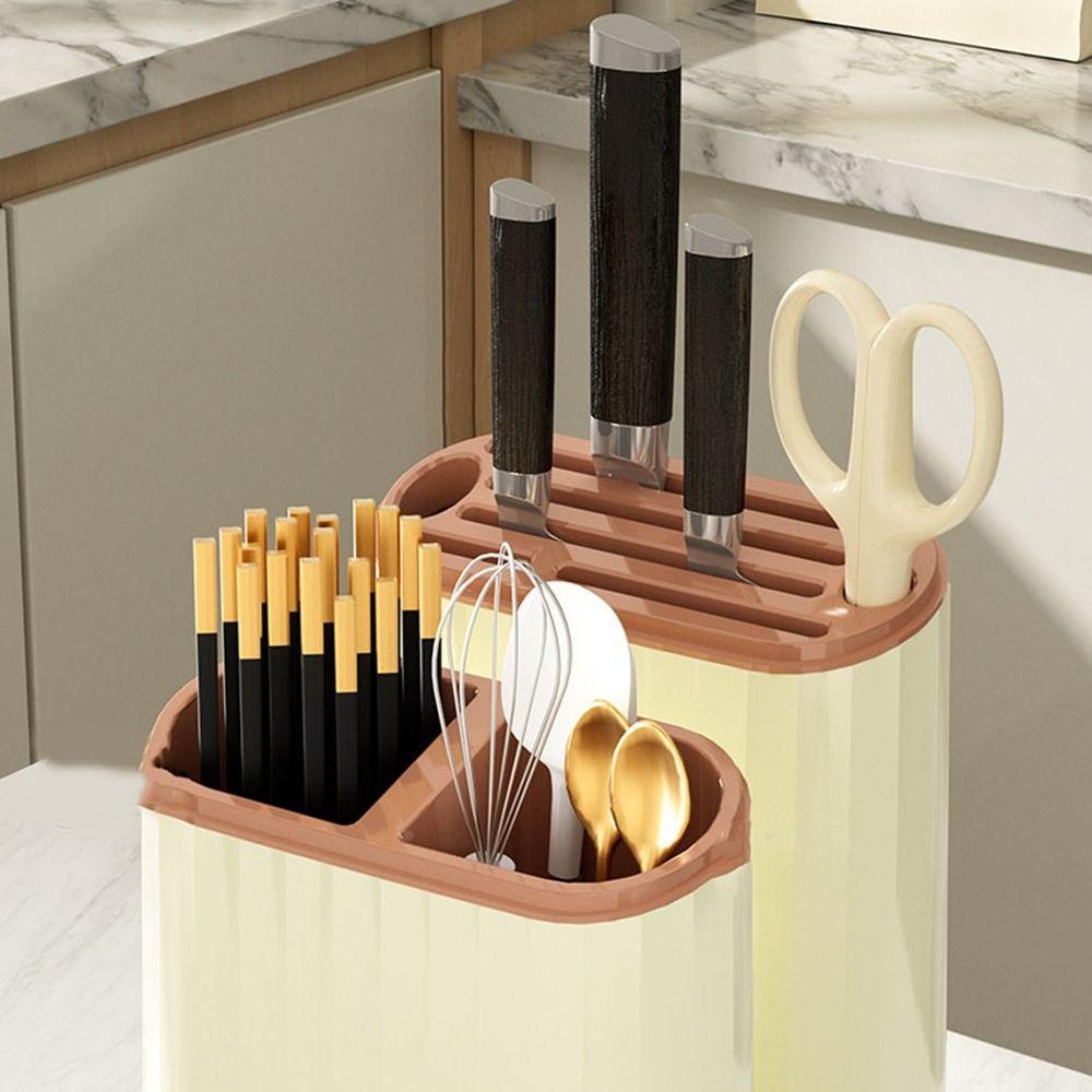 Large Capacity Cutting Board Holder Anti-slip Cutter Holder Utensil Chopstick Holder  Countertop
