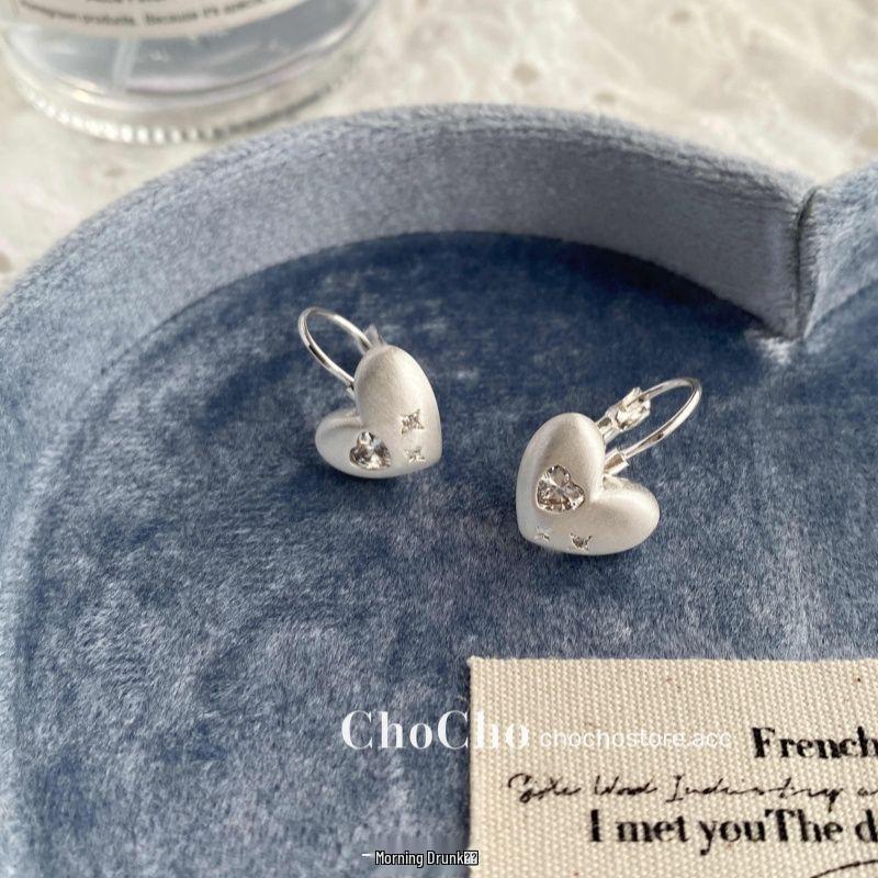 

Brushed Metal Heart Earring Backs for Women - Niche & Fashionable Design ZY0330 медный