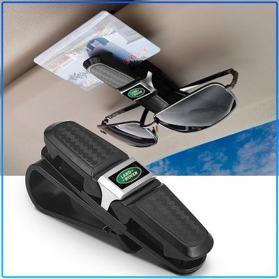 1 Stück Auto-Sonnenschutz Brillenbox Universeller Sonnenbrillenclip Kartenhalter für Freelander 2 L2 L319 L462 LF Range Sport Evoque L322 Discovery 2 3 4 5