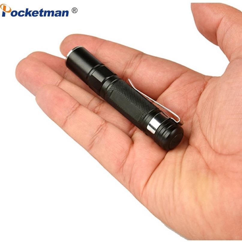 Waterproof 8000LM Pocket LED Flashlight Zoomable LED Torch Mini Penlight Light ^
