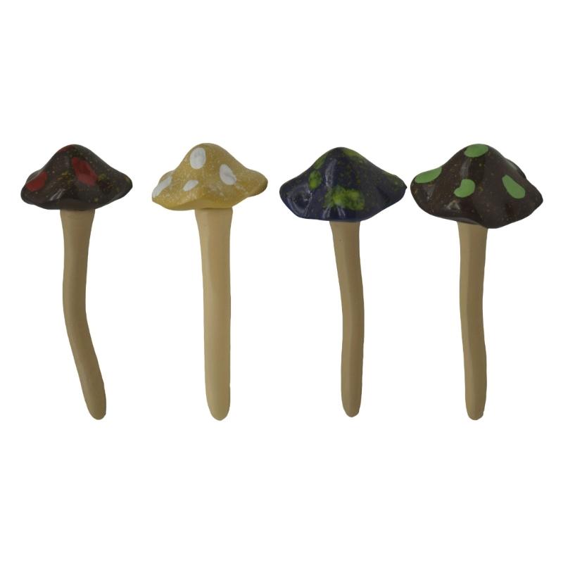 Garden Decors Resin Mushroom for Garden Yard Garden Lawn Ornament Decorations Pottery Ornament Outdoor Accessories