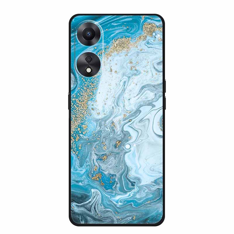 For OPPO A78 5G Case Fashion Silicone Soft TPU Back Cover For Oppo A58 A58X 5G OPPOA78 5G Phone Cases Shockproof CPH2483 Fundas