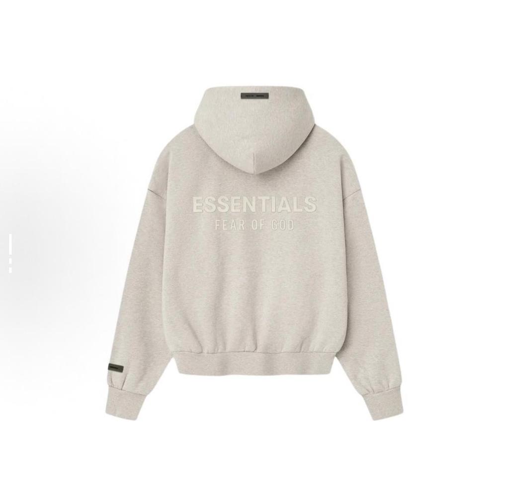 2025 Podzim/Zima Unisex High-End FOG Česaná Laserový Silikonový Potisk Mikina s Kapucí Svetr