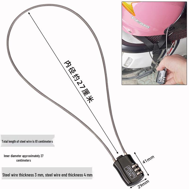 Mini lucchetto con password: Lucchetto Creativo per Casco, Bagaglio, Armadietto della Palestra