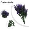 12 Bundles Artificial Flowers Outdoor Fake Shrubs Plants for Home Garden Decor