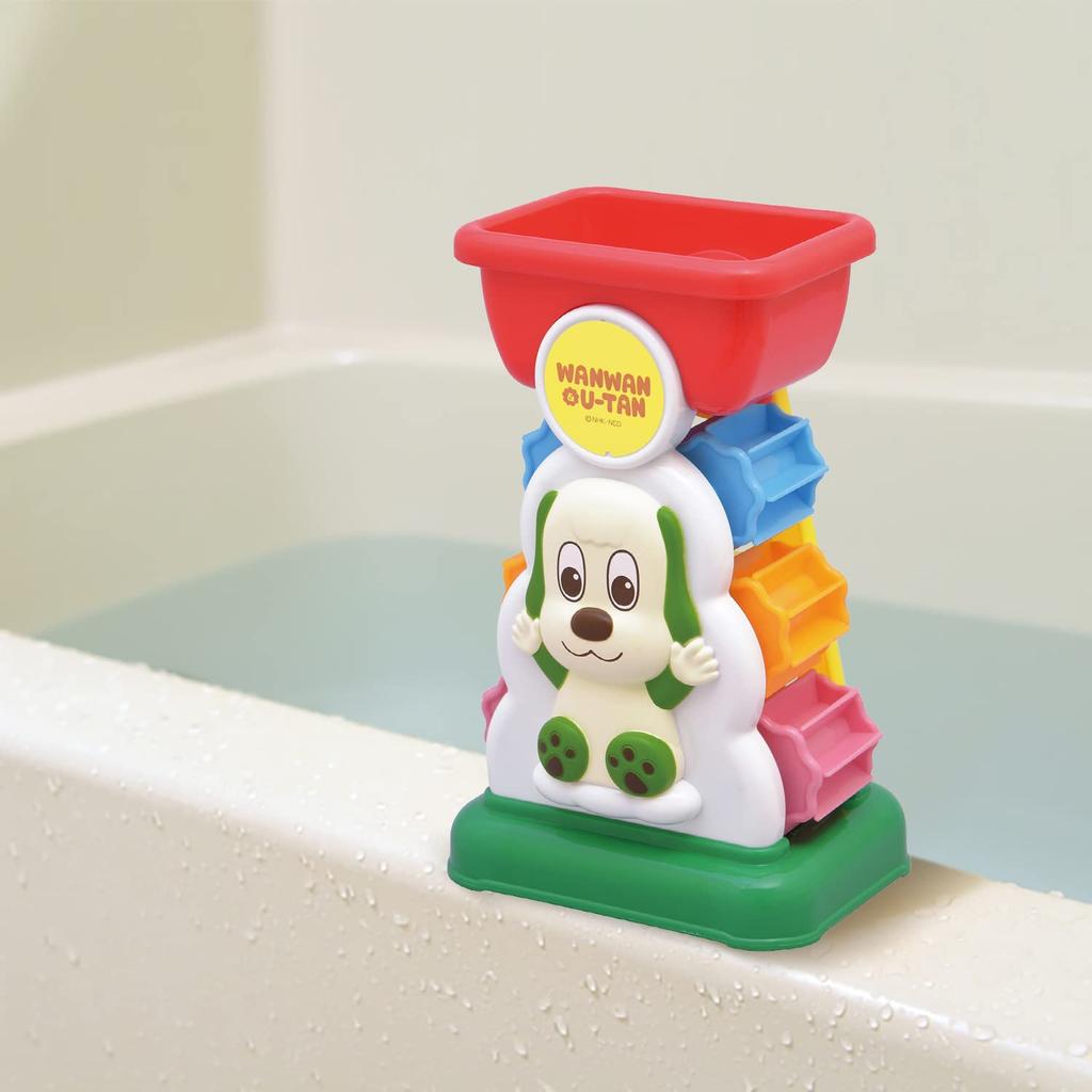 Toy Royal Wanwan and Utan Bath Waterwheel Play Water Bath Goods Toys Waterwheel Character Wanwan's (Bath / Play) Children's (Large 6-wheel / Spinning)