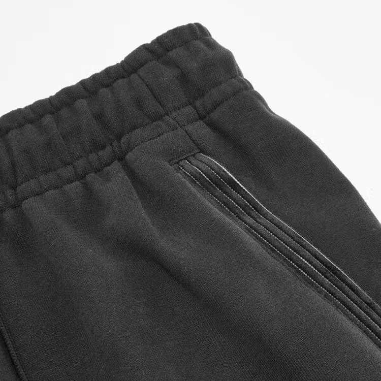 PUMA Knitted Sweatpants Unisex Black Moderate Cuffed Pants 633504-01