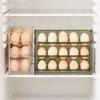 Placstic Egg Holder 30 Grid Egg Organiser New Refrigerator Egg Storage Box  for Kitchen Storage