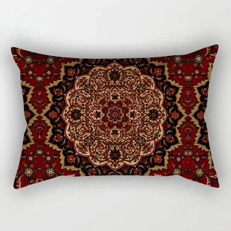 Vintage Ethnic Pattern Pillowcase Decor Sofa Bed Home  Rectangular  Mandala Cushion Cover