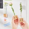 2Pcs Elegant Magnetic Test Tube Vases for Displaying Flowers On Fridge or Metal Surfaces Flower Arrangement Mini Planter