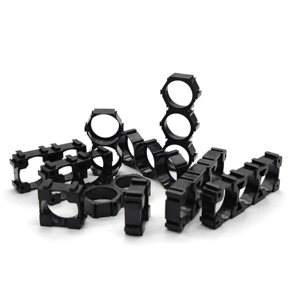Battery Bracket 18650 Safety Anti Vibration Holder Bracket Lithium Batteries Support Stand Plastic Holder Bracket 18.5MM 18.4MM