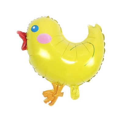 Yellow Chicken Aluminum Film Balloon Cartoon Little Yellow Chicken Decorated Balloon Children'S Toy Balloon