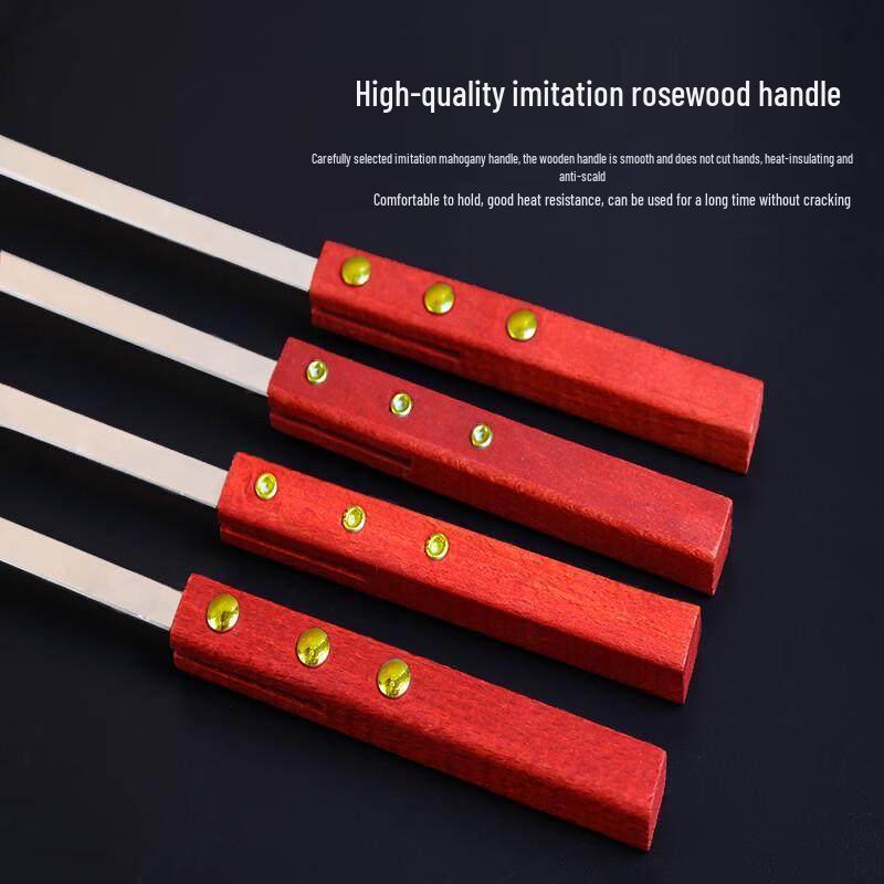 Jundingying 3-Rivet Stainless Steel BBQ Skewers