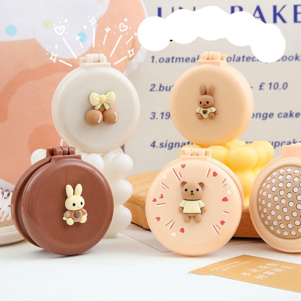 

Расческа Cherry Cartoon 2 в 1, набор зеркал, массажная расческа с медведем и зеркалом для путешествий