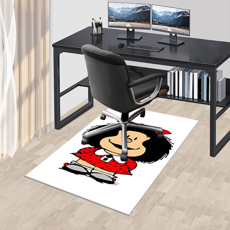 1pc Mafaldas Adventures Carpet for Playroom Bedroom Living Room Sofa Home Decor,kids Game Area Rug Non-slip Floor Mat Y73036