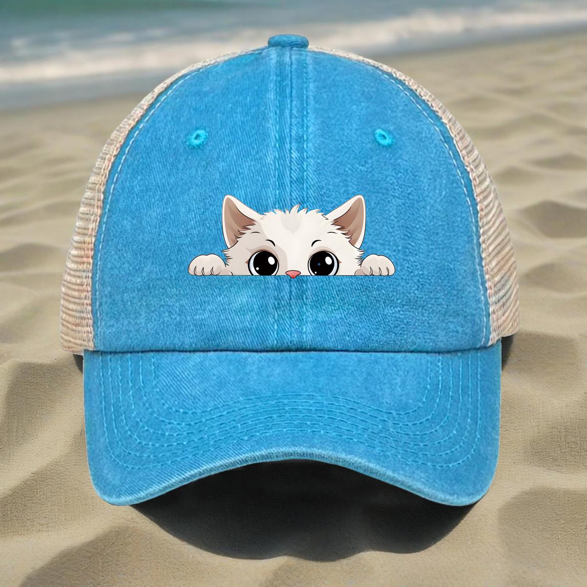 

Кепка-кепка Snapback с реалистичным принтом головы тигра, спортивная кепка с изображением животных, разноцветная регулируемая пряжка, неэластичная летняя регулируемая бейсболка as the picture синий