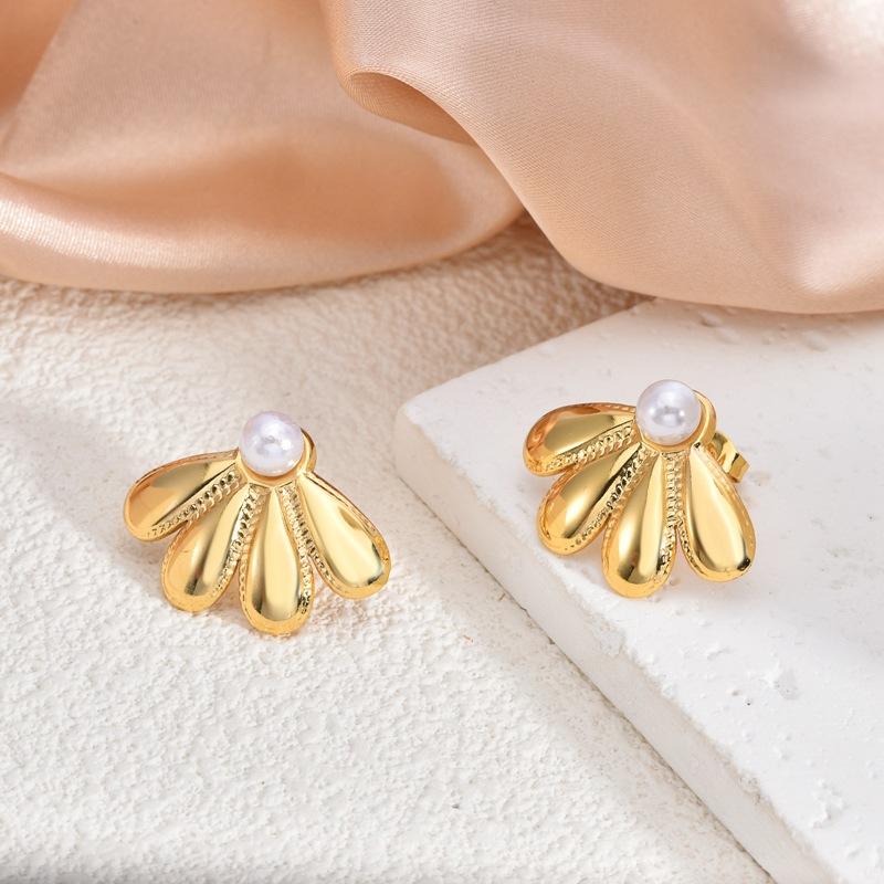 6 Pairs Screw Back Stud Earrings Set Surgical Stainless Steel Double Sided Round Cubic Zirconia Earrings for Women Men