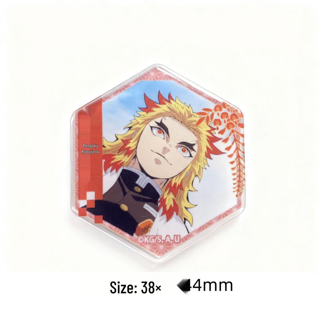 Magnes Demon Slayer: Nezuko & Tanjiro Kreatywna Naklejka Dekoracyjna Anime