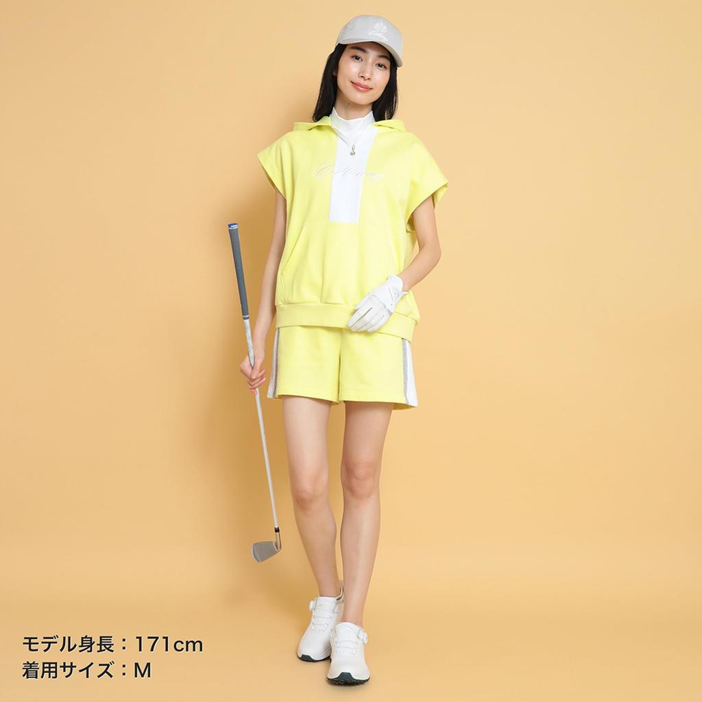 Shorts Compatible with Golf C25127200 S [Callaway] Women's (Fleece Lining, Setups) / / 1061_Yellow